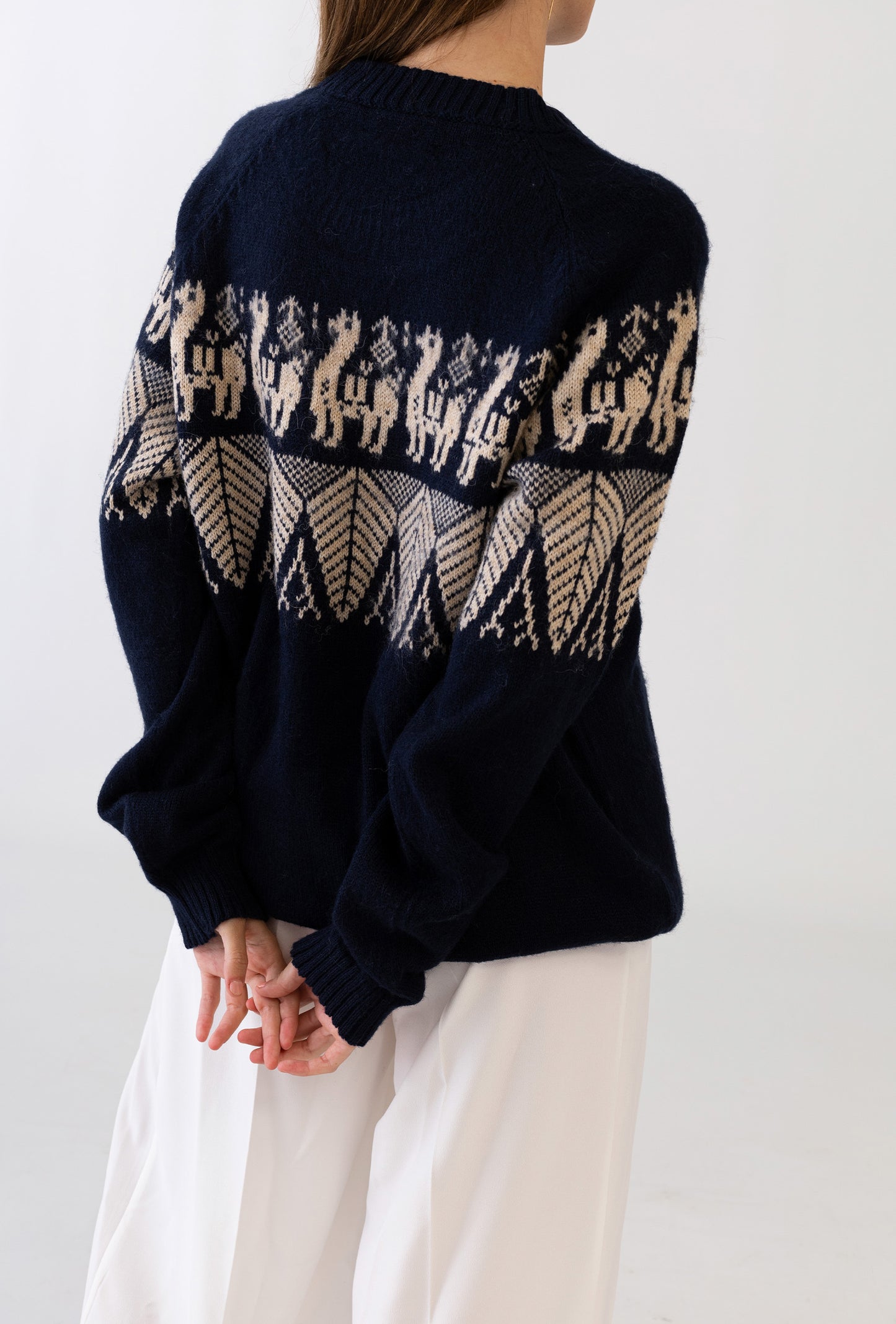 Alpaca Sweater Navy