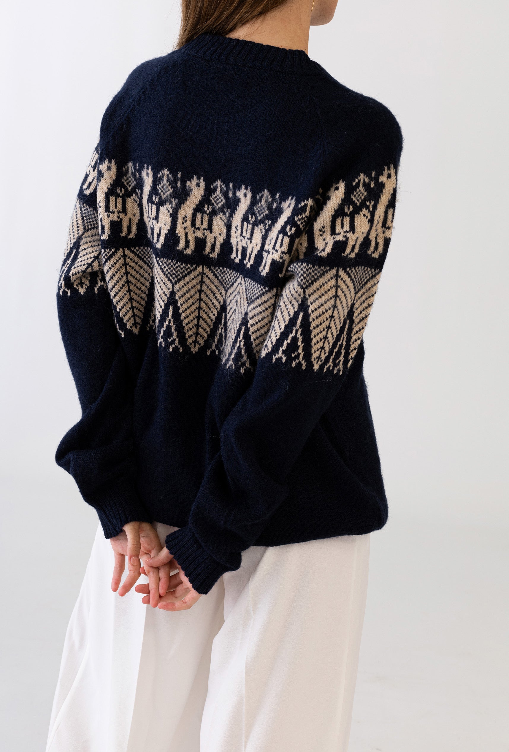 Alpaca Sweater Navy