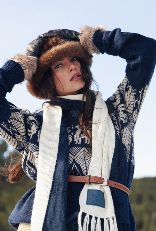 The Alpaca Sweater: Navy