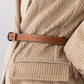Leather Belt Camel
