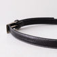 Leather belt Black