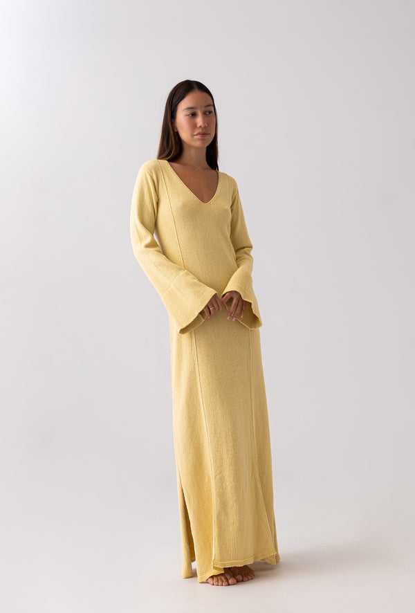 Tunic Dress: Soft Yellow