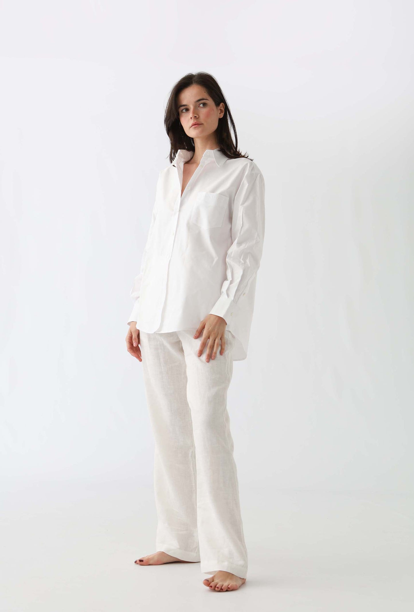 Chemise Oxford : Blanche