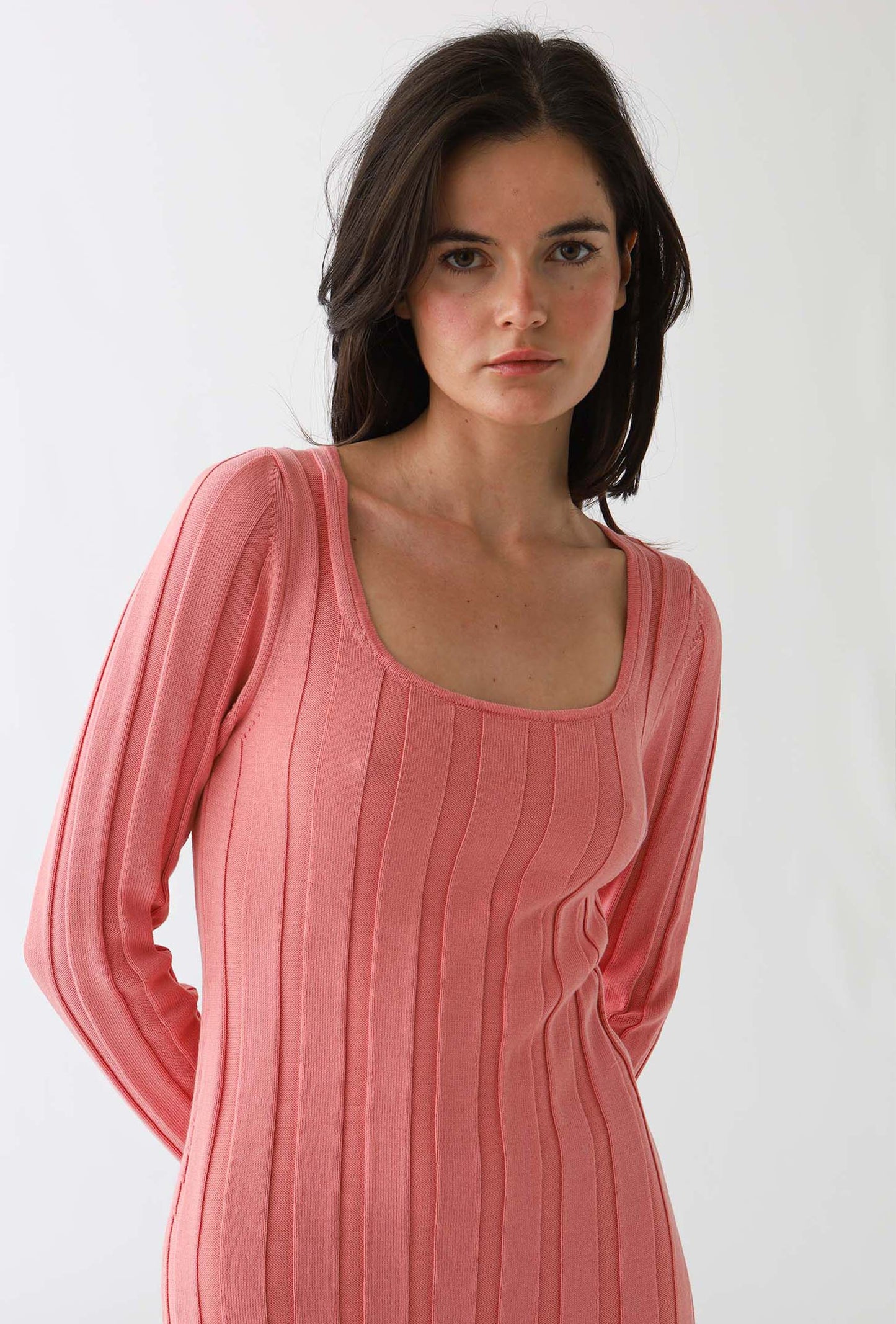 Knit dress Pink