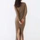 Knit Dress: Sand